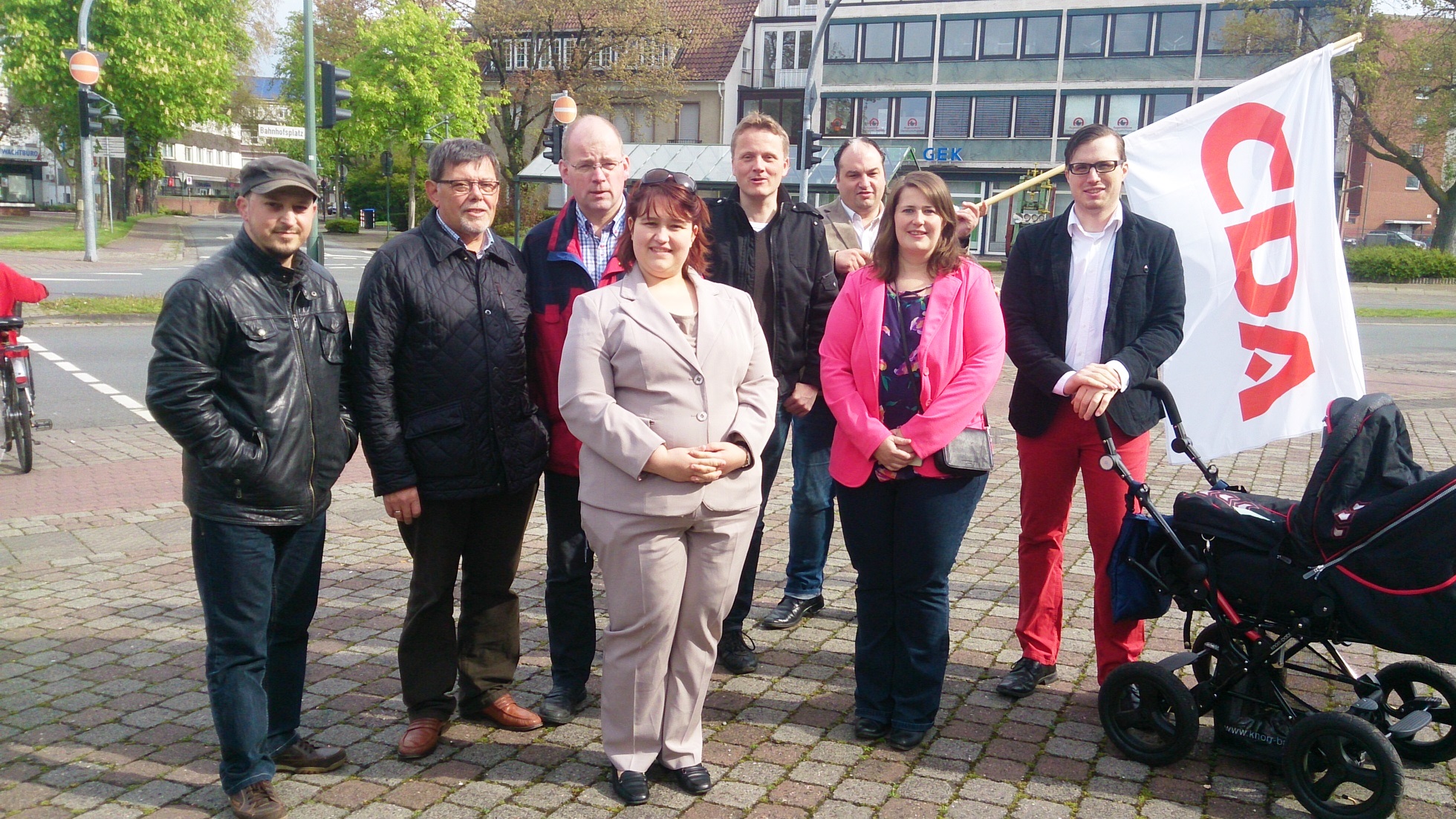 Die Mitglieder der CDA aus dem Kreis Warendorf sind beim „Tag der Arbeit“ mit dabei.