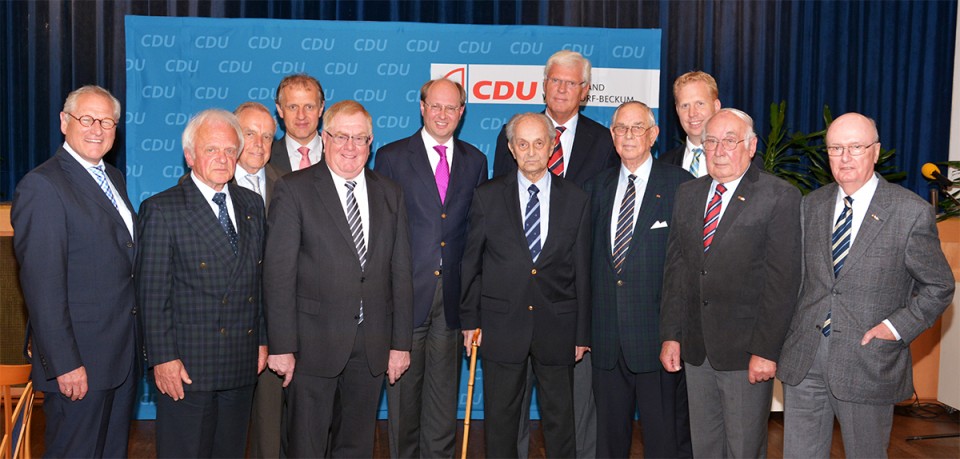 Ehrengäste beim 50. CDU Kreisparteitag